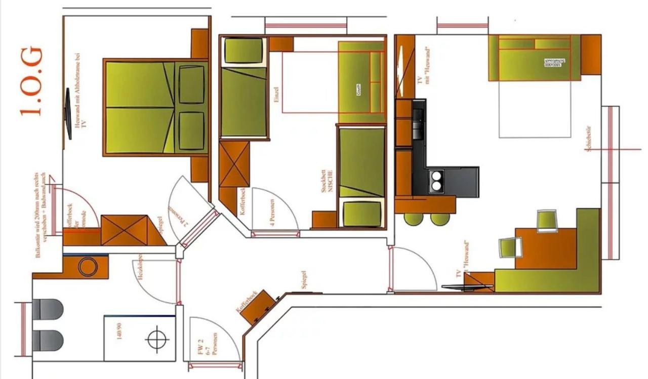 Haughof Apartement Lärchenweide Voran Exterior foto